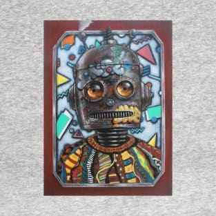 Bot Flex Pt 2 | aka bender. Cute Cyborg Collection | Cute and Weird Surreal Visions | Bender Graffiti Machine T-Shirt